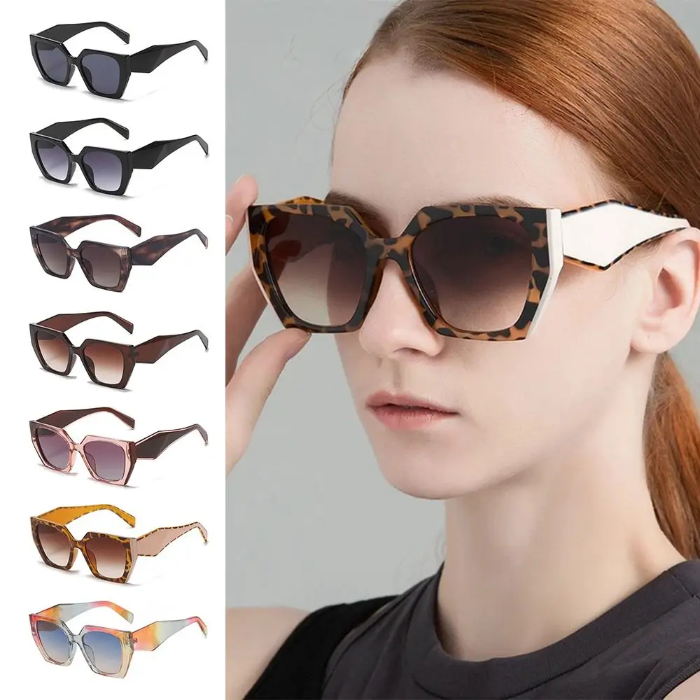 

Oversized Cat Eye Sunglasses Vintage Retro Beach/Travel/Streetwear Eyewear UV400 Protection Irregular Shades for Women & Men