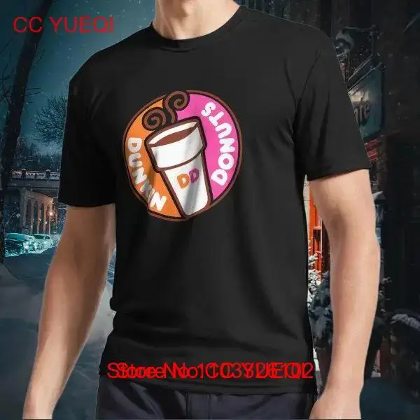 Camiseta unisex con logo de Dunkin Donuts, talla divertida S a 5XL