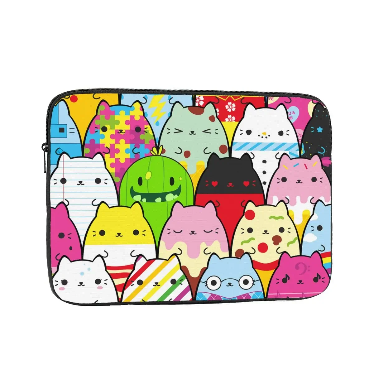 Cats Vs Pickles Notebook Laptop Bag Case Pouch 10 12 13 15 17 Inch For Macbook Air Pro Tablet Shockproof Case Bag