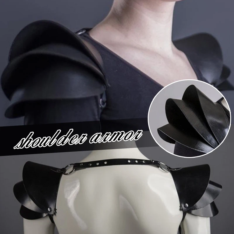 Costume de Cosplay Viking Kokor en Cuir Noir pour Homme et Femme, Armure Médiévale Initiée, Accessoire de la Renaissance, Costumes d'Halloween