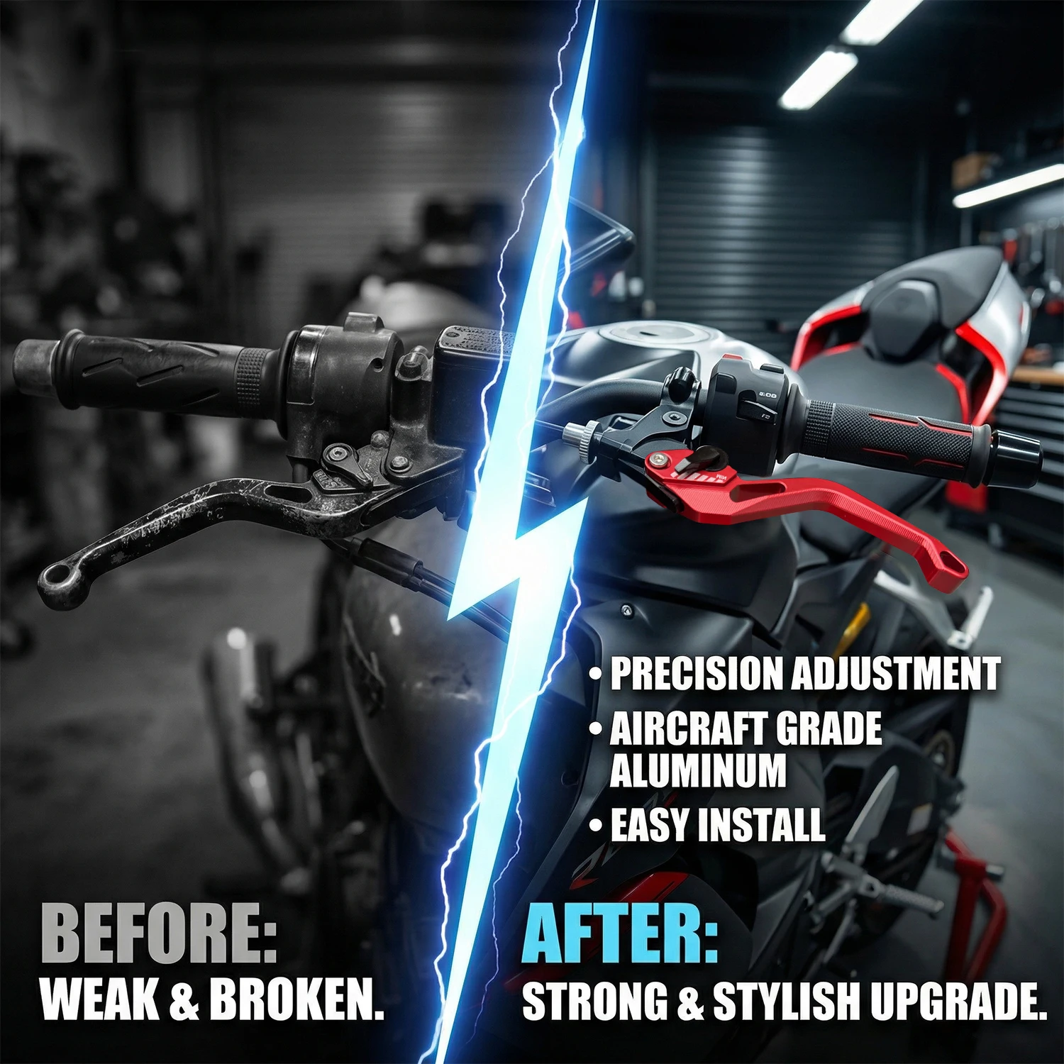 High Quality For CBR650R CBR650F CB650R CB650F Brake Clutch Handle Lever CNC Adjustable Short Levers Motorcycle Accessories view 5