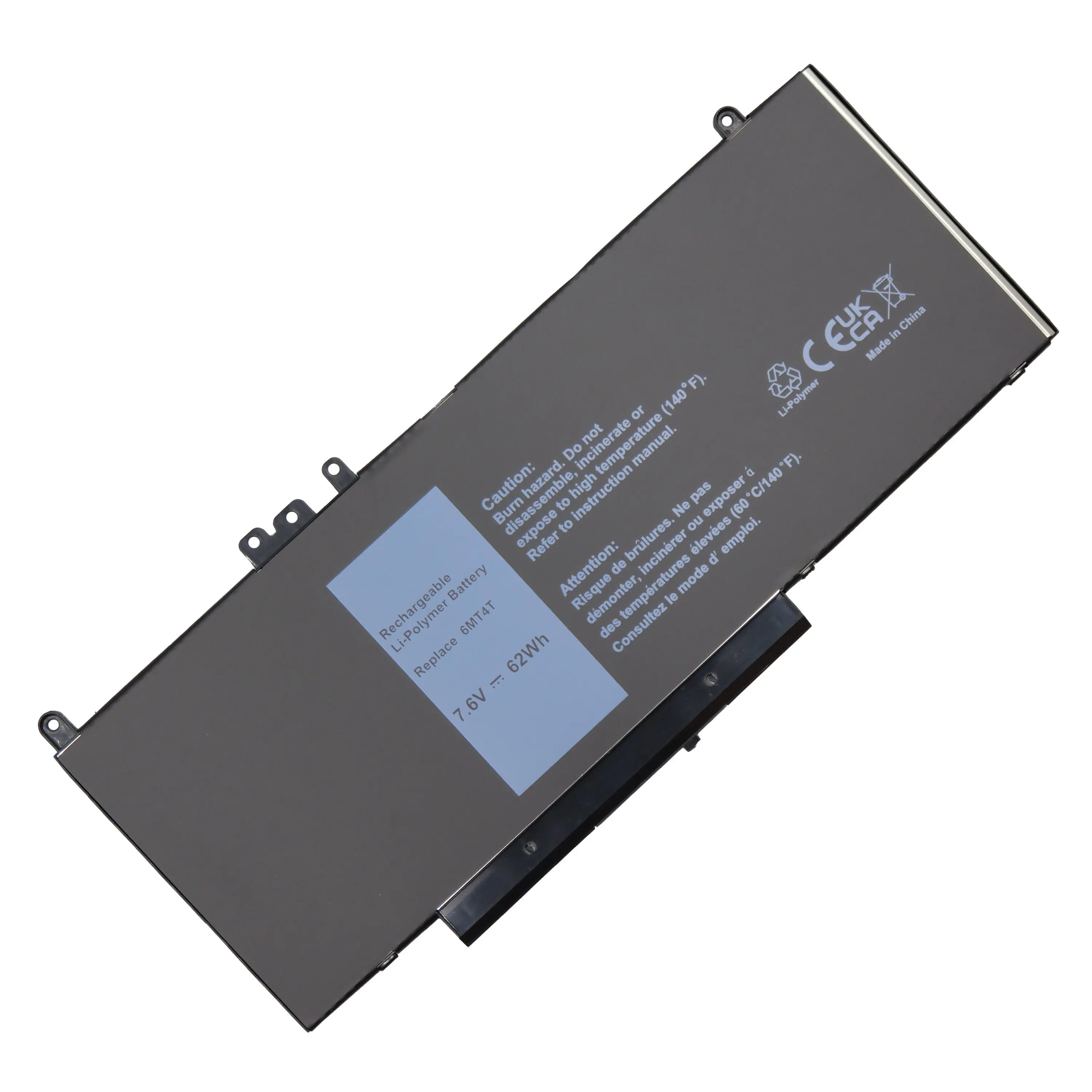 Original 7.6V 62WH Laptop Battery 6MT4T For E5450 E5550 G5M10 8V5GX Notebook