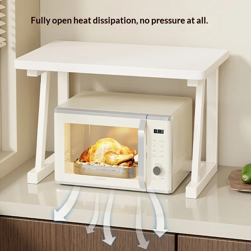 

Modern Minimalist Metal Multi Tier Microwave Oven Stand Storage Rack Kitchen Countertop Home Decor Novelty New Design Indoor