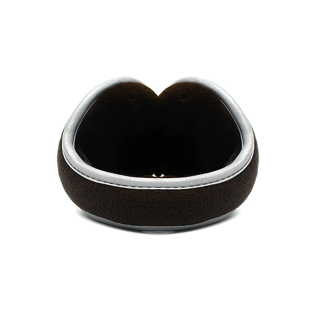 

Folding Earmuffs Black Thickened Winter Warm Ear Warmer Portable Lightweight Soft Earmuffs Cold Wind Protection