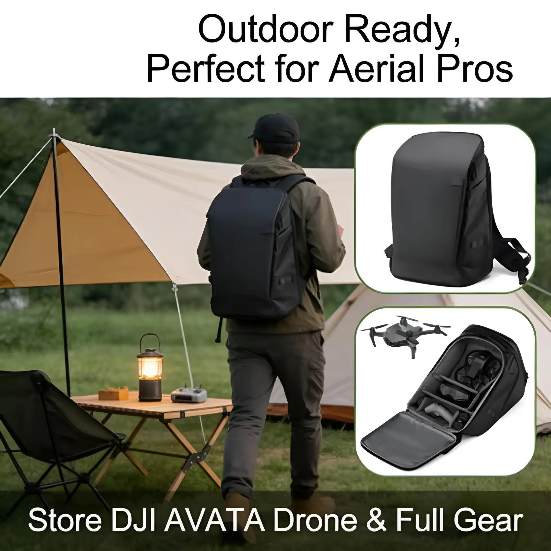 

Рюкзак для DJI Avata 2 - Подходит для хранения DJI NEO / Mavic 3 Pro / DJI Air 3