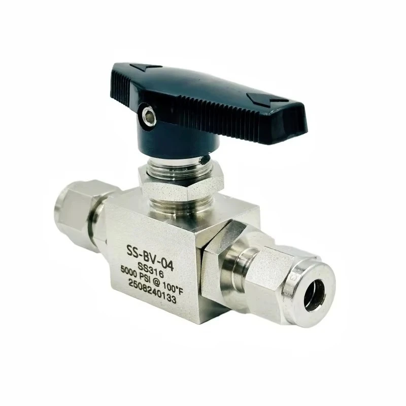 SS316 3/4 3/8 High Pressure Direct Ball Valves for Petrochemical and Gas Applications Fast Delivery