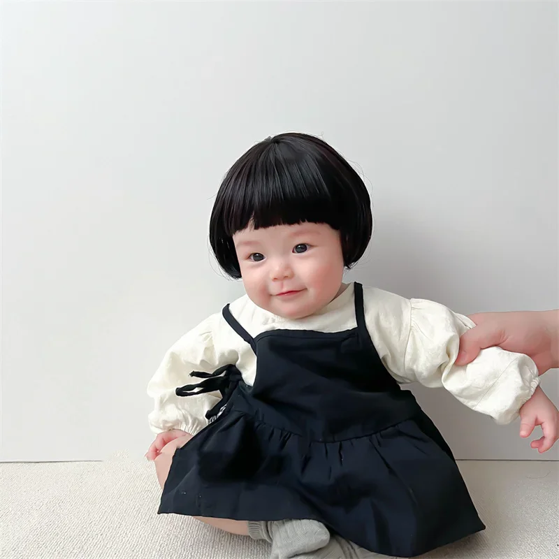 Hair Extensions Synthetic Baby Boy Girl Cosplay Braid Wig Hat Cap Hairpiece Children Kids Head Cover Wigs Photograph Props