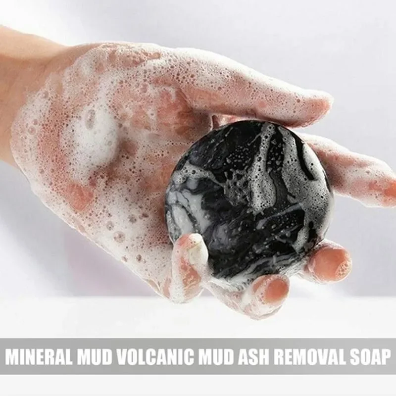 3 Value Pack Volcanic Mud Slimming Soap Volcanic Mud Soap Essential Oil Soap Cleansing Bath Soap Mineral Mud Soap for Bath