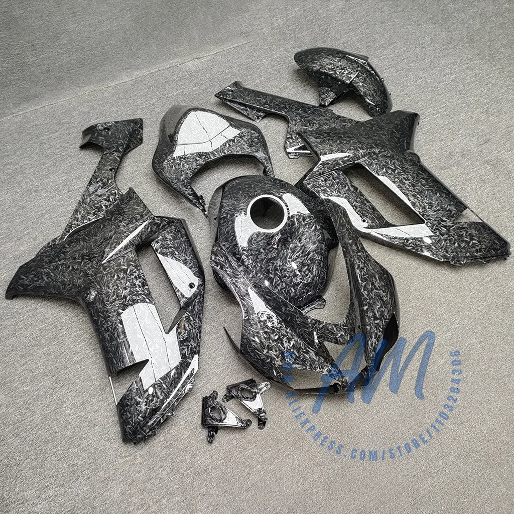 Motorcycle Fairing Body Rebuild Kit for ZX6R 2007-2008 Carbon Look Custom Graphics High Quality ABS Material Multiple Designs