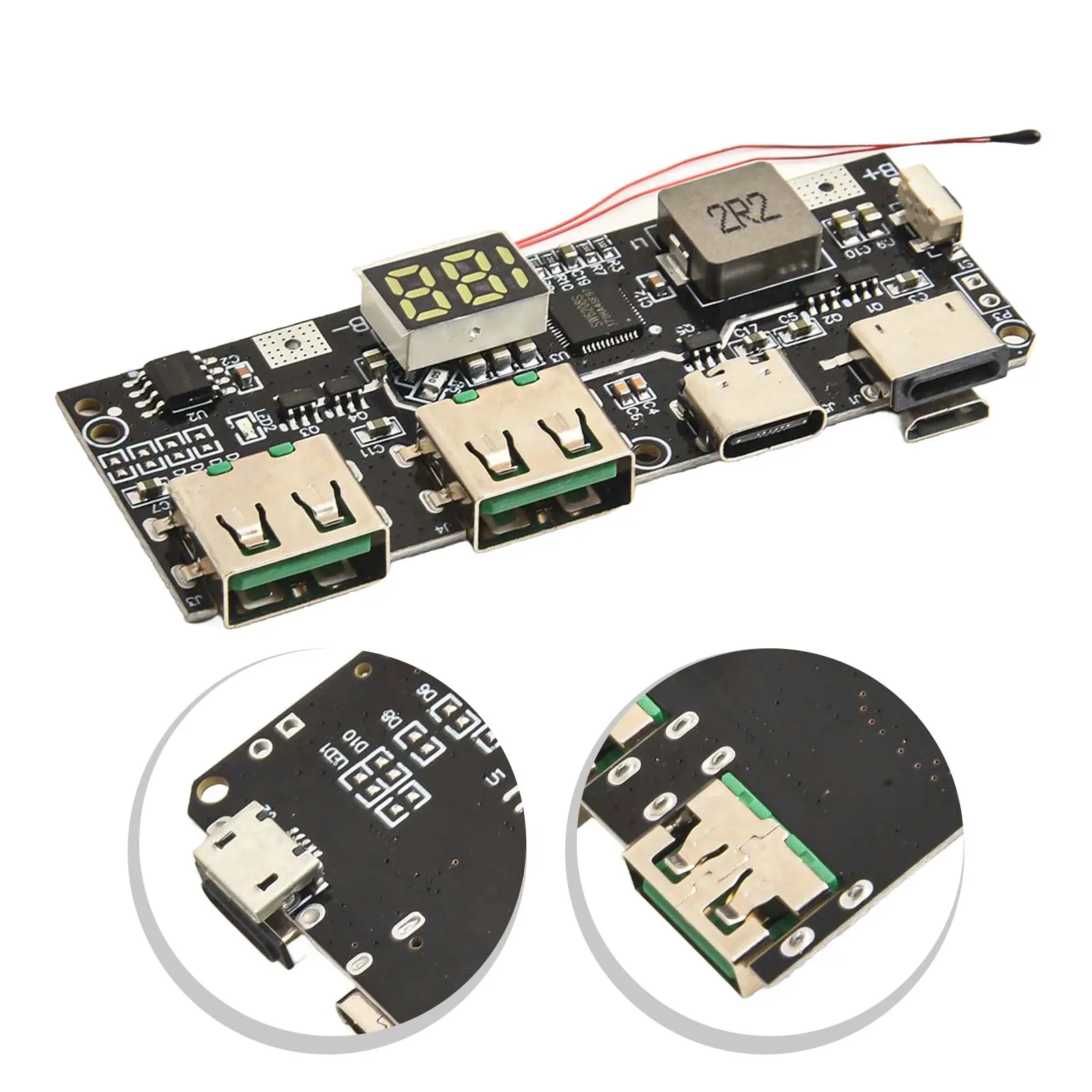 

Высокоэффективный Power Bank 22.5W для активного отдыха, с синхронной системой зарядки, широким диапазоном входного напряжения, корпус из ABS-пластика