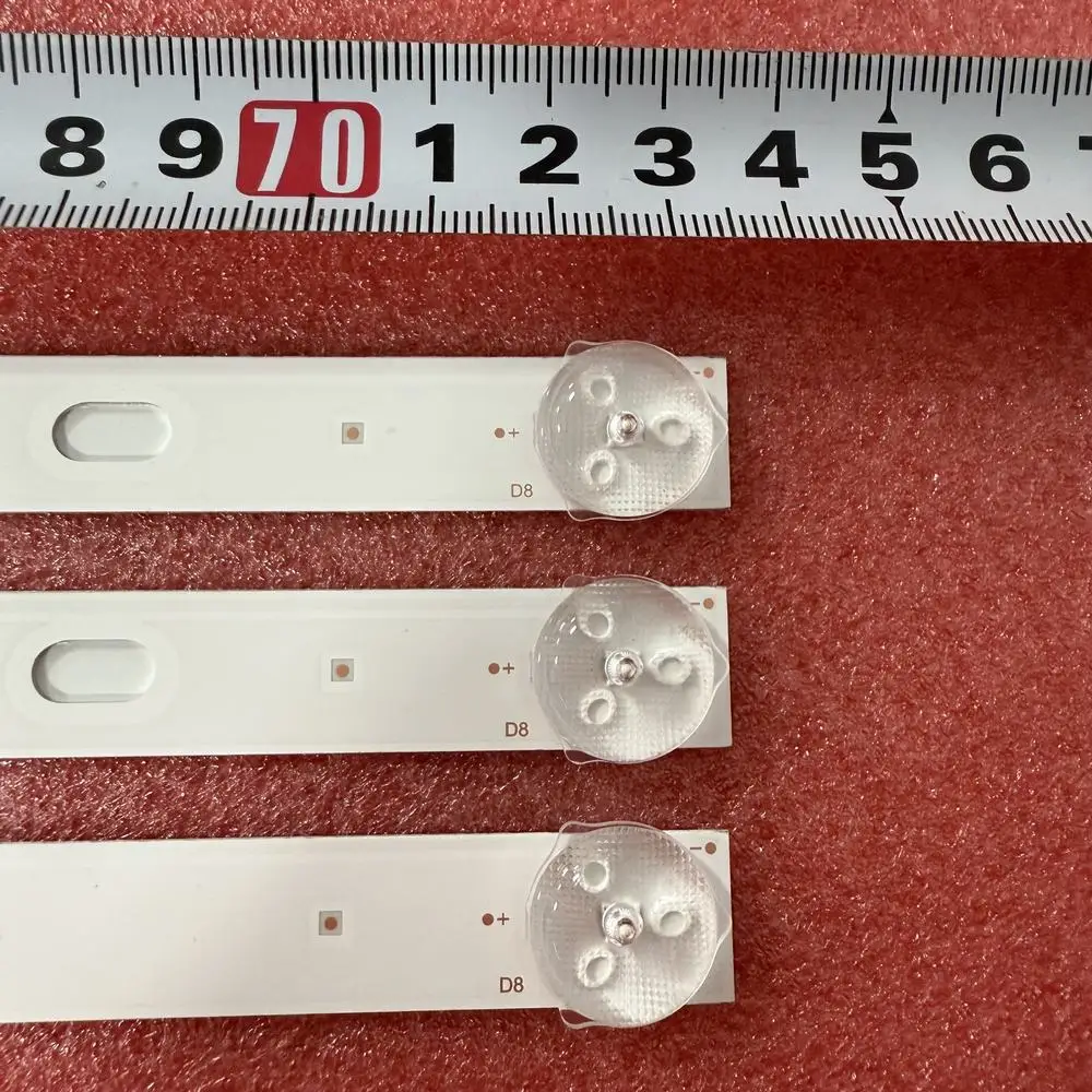 LED strip(3) for SYSTEMS K40DLJ12F TD K40DLJ12FS 40BF400 JS-D-JP395DM-A81EC B82EC BBK 40LEX-5043/FTP 40LEM-1043 40LEM-1058/FT2C