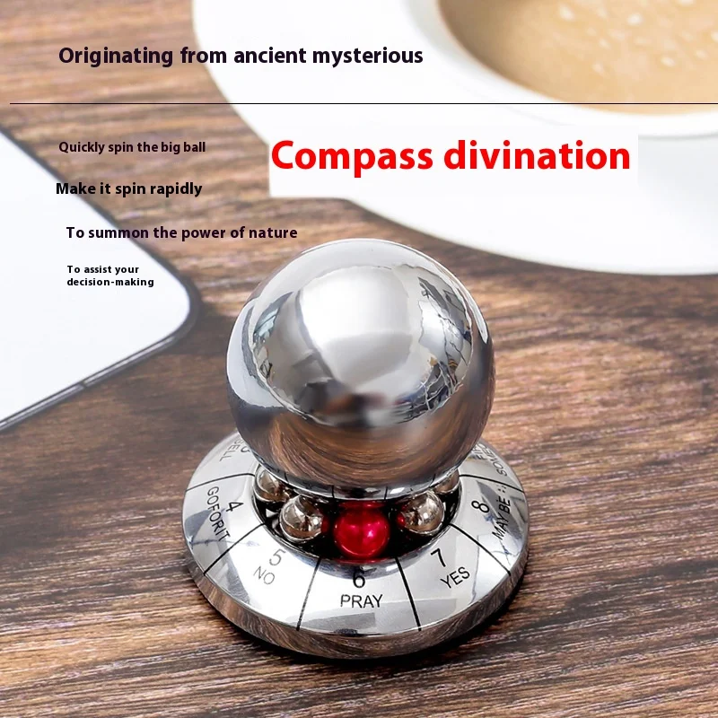 Prophecy of Fate Lucky Decision Ball Home Office Finger Rotator Anti Stress Adult Stress Relieving Toy Desktop Decoration Gift