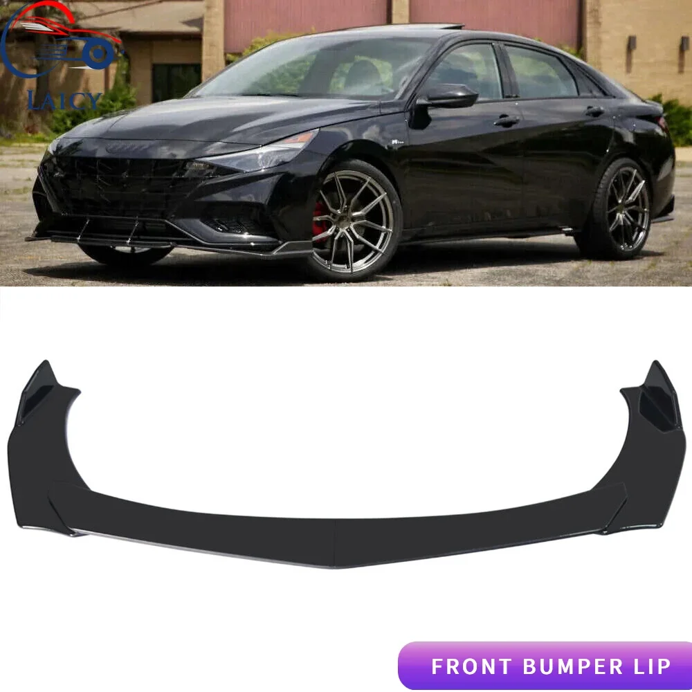 LAICY For Hyundai Elantra 1995-2023 Car Front Bumper Lip Body Kit Canard Lip Diffuser Spoiler Anti Scratch Guard Body Shovel