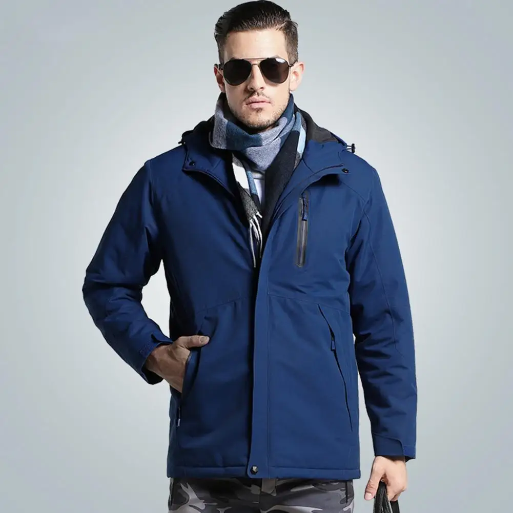 Men Jacket Quick Heat Keep Warm Washable Windproof USB Heating Jacket Constant Temperature Heating Jacket