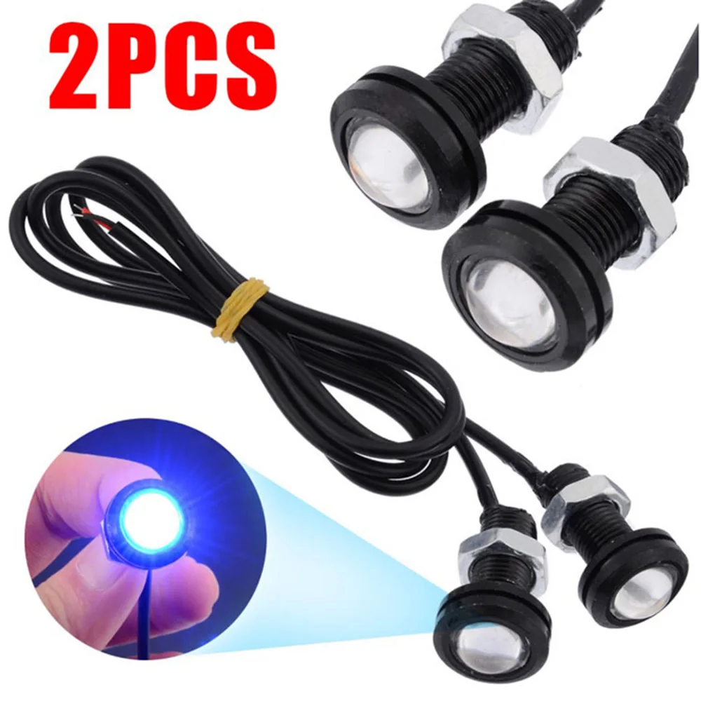 23/18 MM Car Eagle Eye DRL Led Daytime Running Light bulb Car Fog DRL LED 12V Backup Reversing Parking Signal Automobiles Lamp