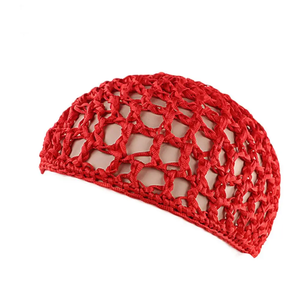 

Multi-color Women Handmade Cover Night Crochet Hair Net Net Hat Snood Mesh Cap