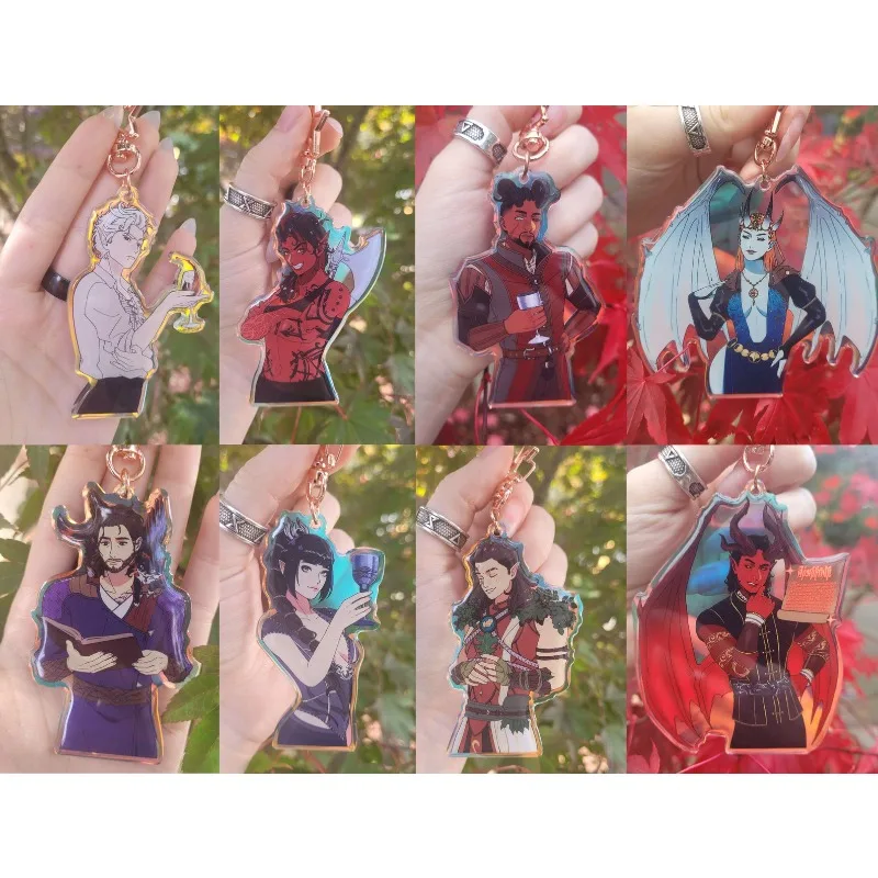 

Keychain for Baldur's Gate Epoxy Astarion Charms Acrylic Anime Cartoon DIY Collection Toys Gift for Friend Birthday Gift