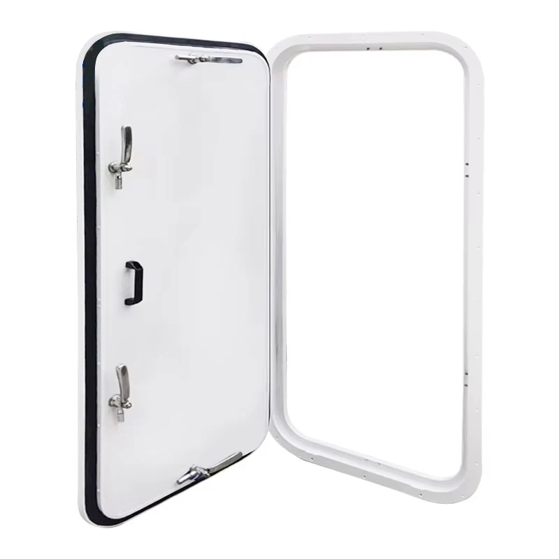 Marine Customized Marine Hardware Boat Part Accessories Fitting Watertight Hatch Aluminum Boat Door Cover