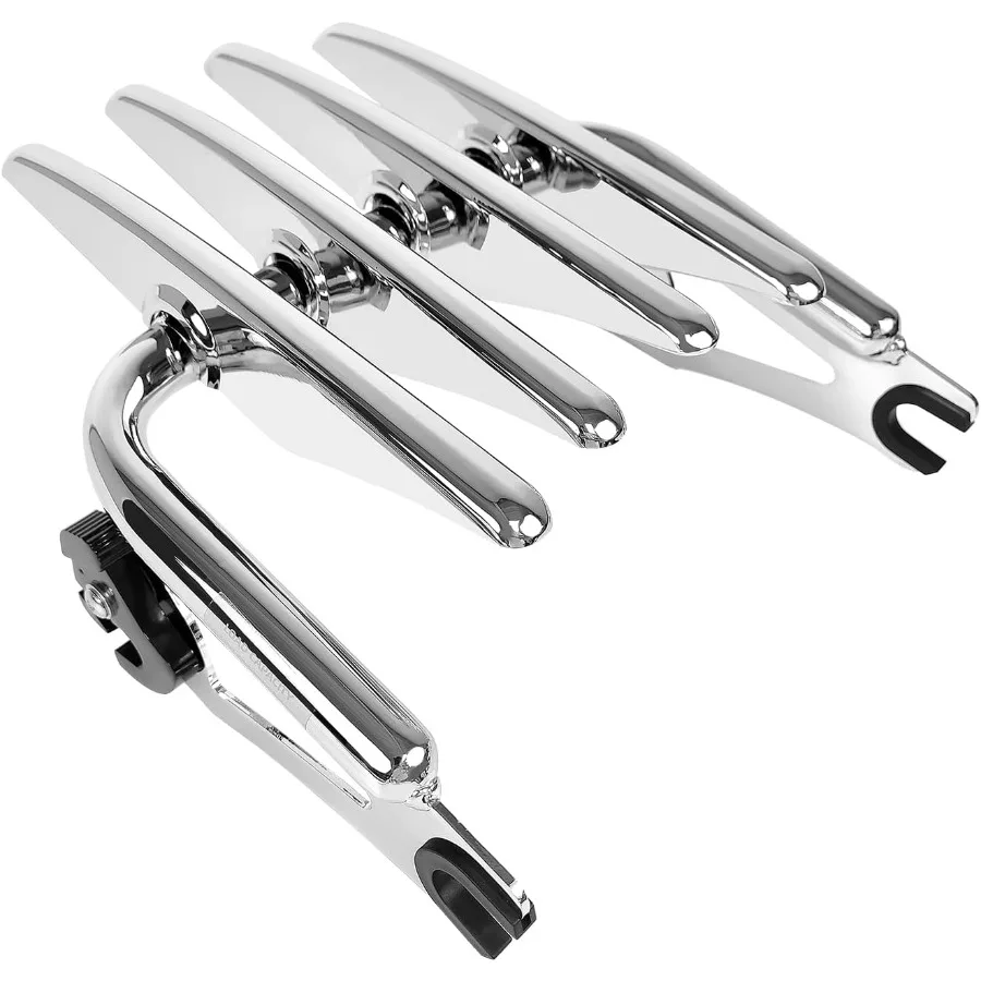 Chorme Supporto per bagagliaio staccabile 0925 Two Up Tour Pack Pak Top Box Montaggio portapacchi compatibile per Harley Davidson Touri