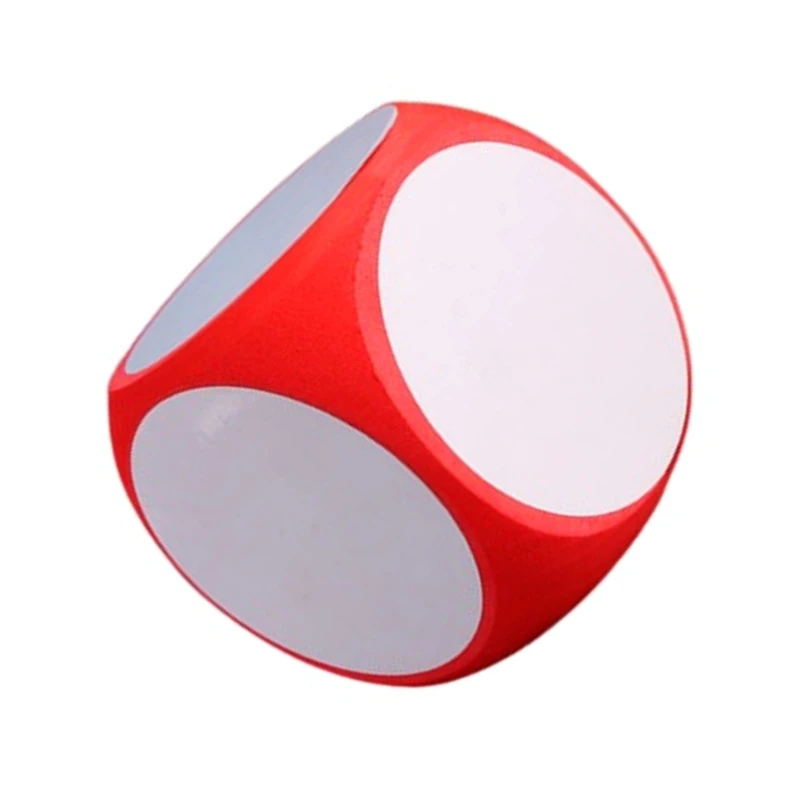 15cm Oversized Dices Erasable Blank Dices Big Foam Dices Educational Toy Teaching Aids Dices for Class Math Teaching