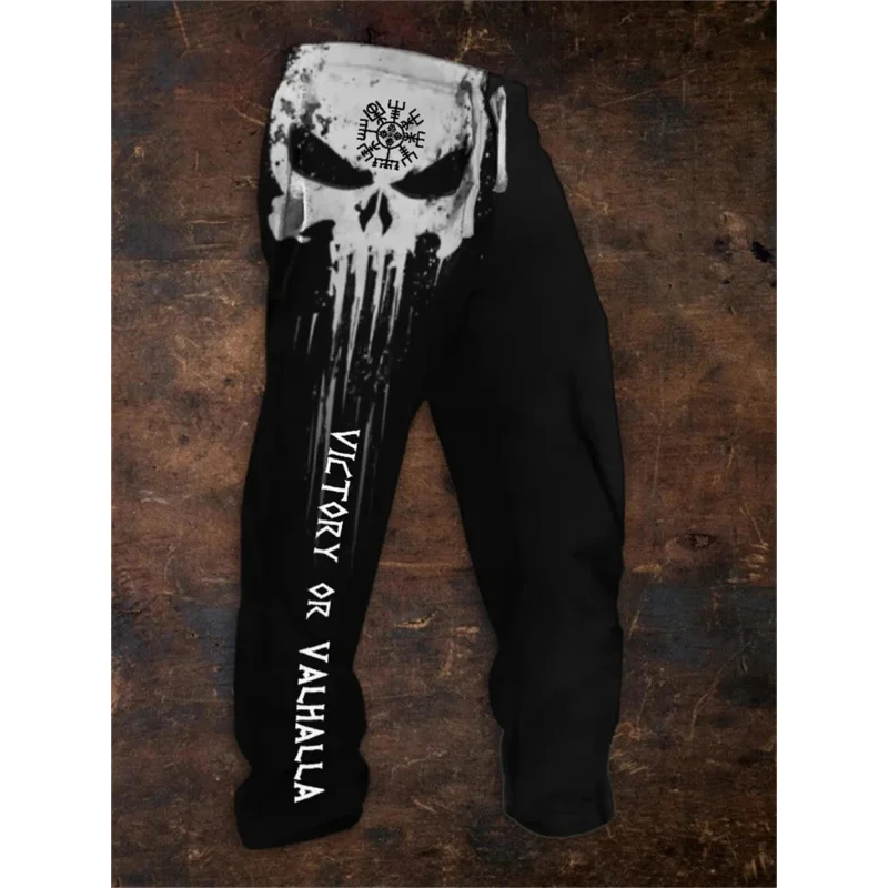 Men's Casual Pants Shark A 3d Printed men's New Winter Pants Fashion men's Loose Casual Pocket Pull Rope Sports Pants