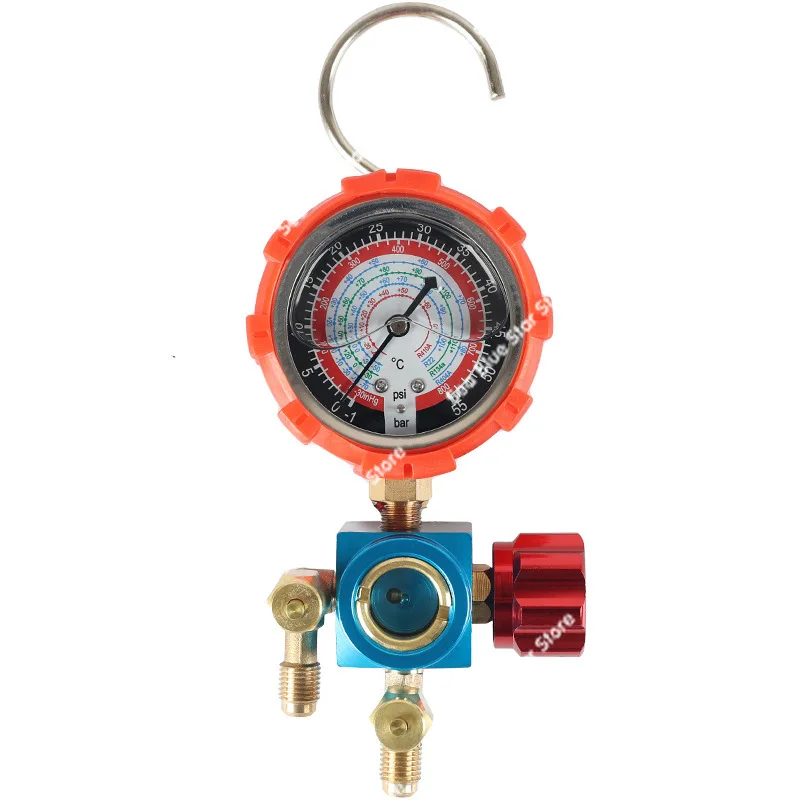 New r22 refrigerant household 32 inverter air conditioner 410 fluoride meter, refrigerant pressure gauge