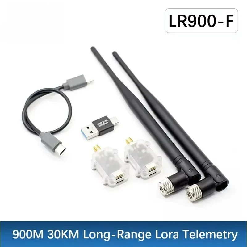 Micoair 900MHz 30KM Long-Range LoRa Telemetry Radio for Robotics LR900-F Data Transmit Module ABS