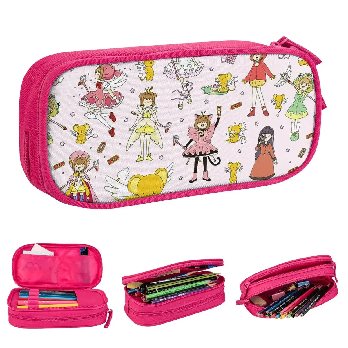 

Cardcaptor Sakura Cute Pencil Cases New Pen Bag Student Large Storage Students School Gifts Pencilcases
