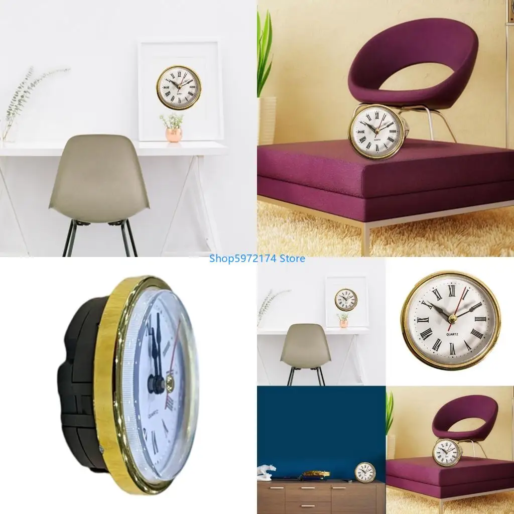 Y3NB Unique Round Clock Insert for Wood Metal Watches 65mm Diameter 25mm Thickness