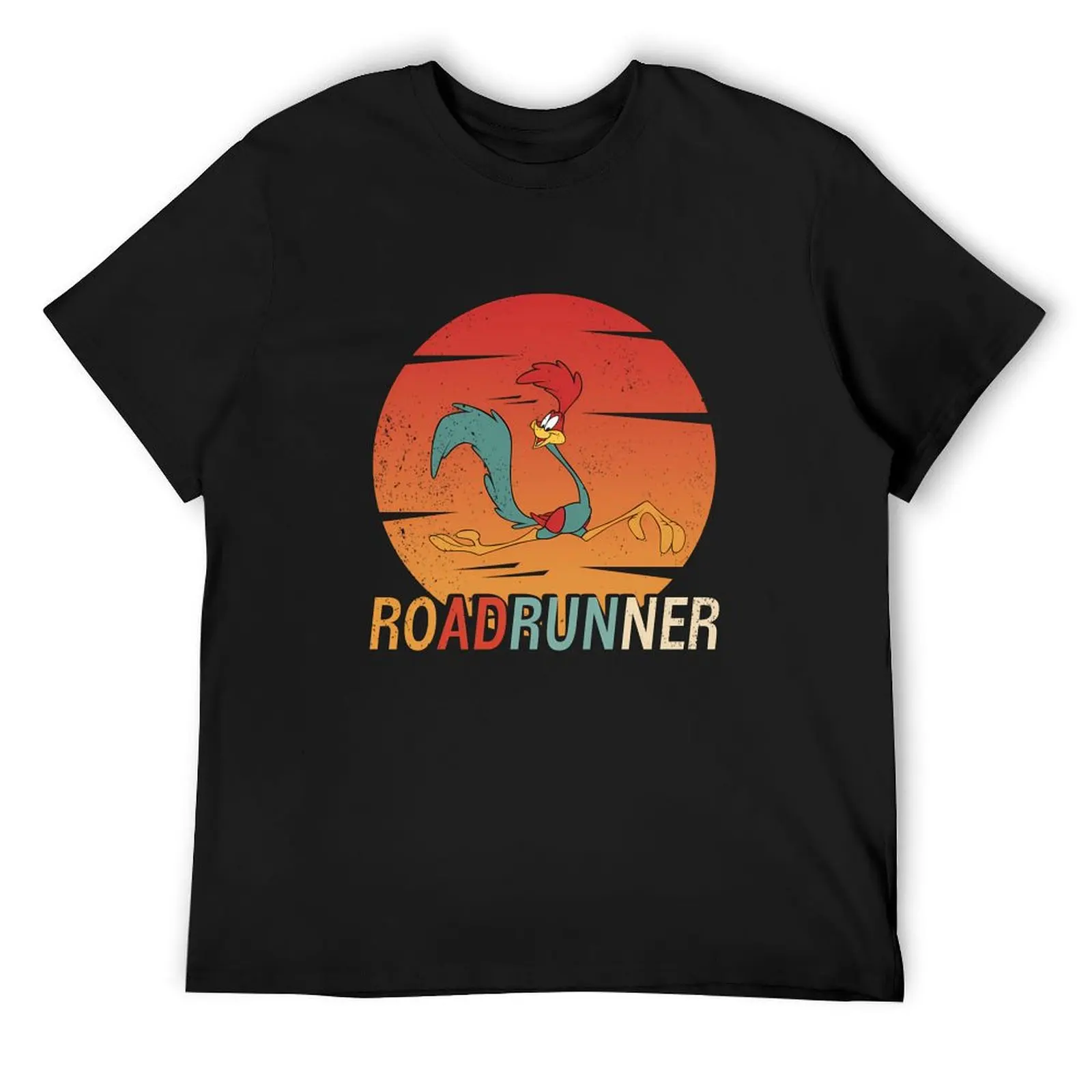 Vintage Retro Roadrunner Silhouette T-Shirt Aesthetic clothing tees graphic shirts mens fashion