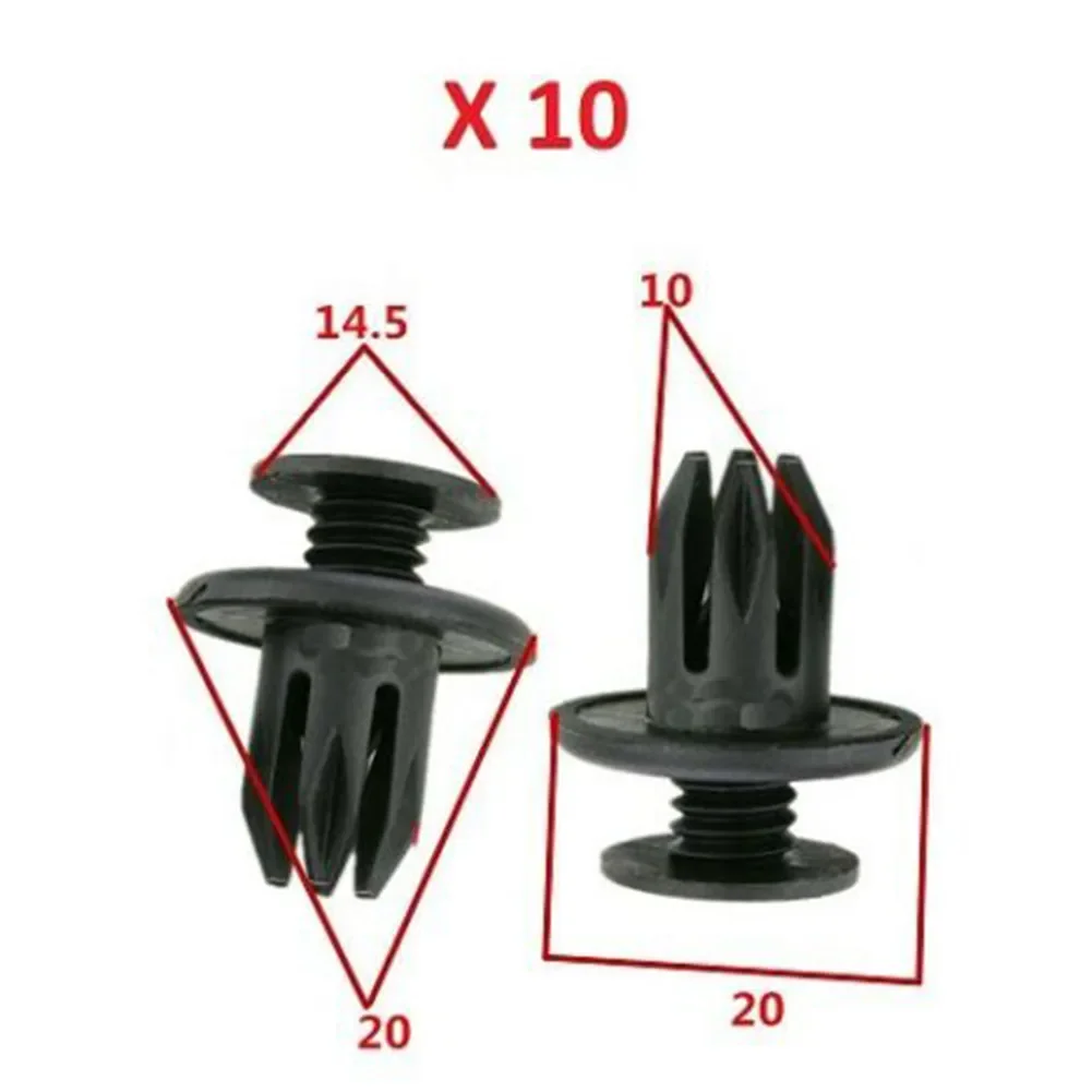 10x Car Inner Wheel Arch Liner Fasteners Clips For BMW MINICOOPER R50 R52 R53 R56 Interior Accessories Auto Fastener Clip