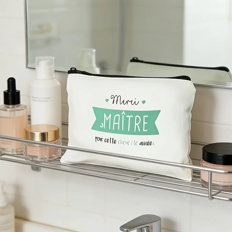 French Teacher Appreciation Makeup Bag