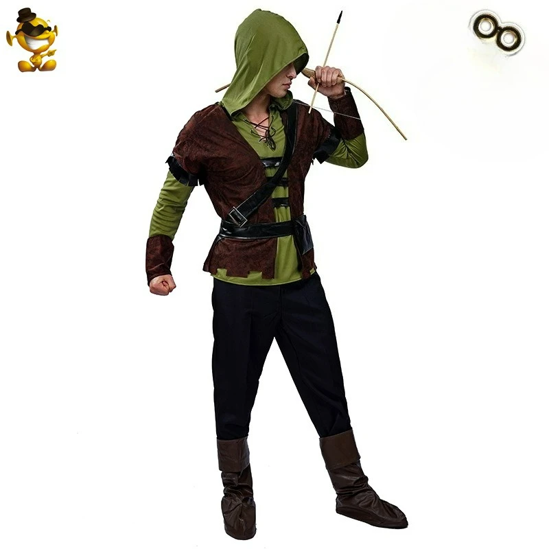 Adult Men's Archer Cosplay Costume European Rogue Stage Party Performance Costume Comfortable Breathable and Personalized