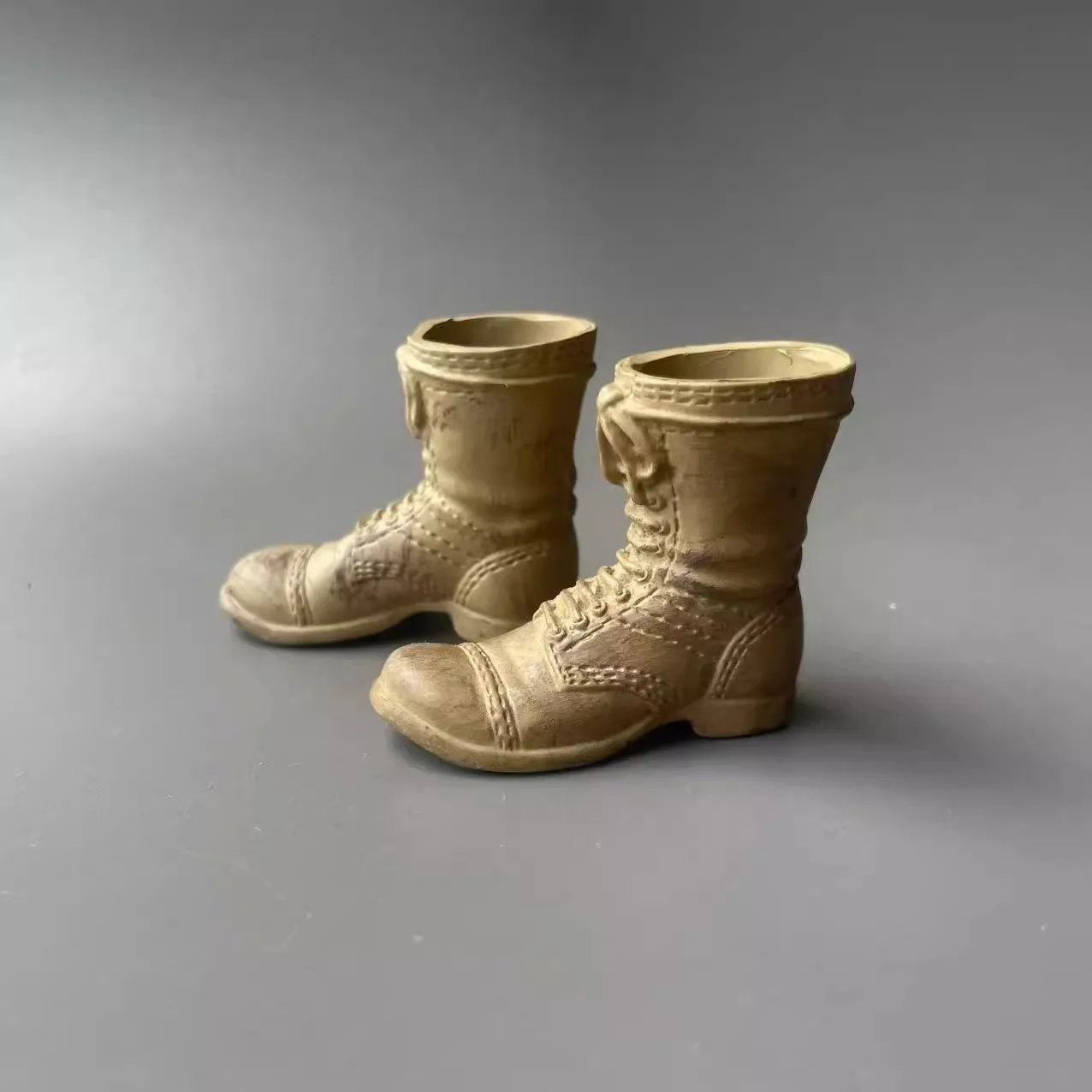 Kleine 1/6 Soldat Puppe Moderne US-Militär Sand Farbige Schuhe Kampf Stiefel Modell Spielzeug Für 12'' Action Figur Körper auf Lager