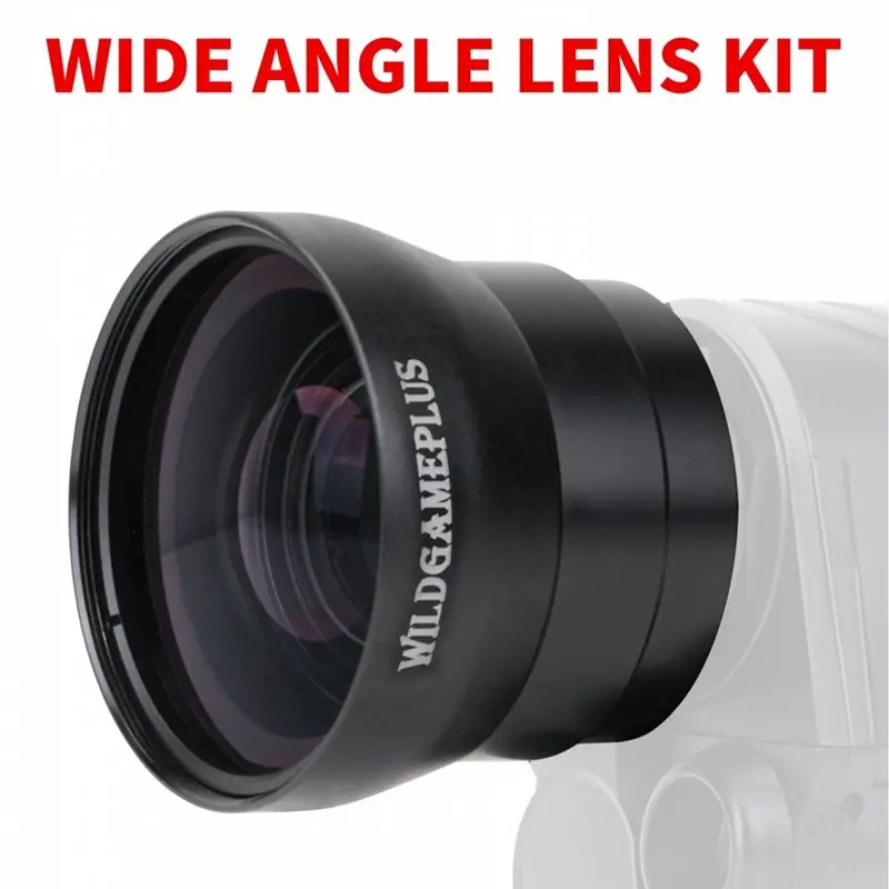 AAAN-For NVG30/For NVG50 Wide Angle Lens 55MM 50° FOV 940Nm IR Night Vision Monocular Telescope 40° FOV Add 15° Wide Lens