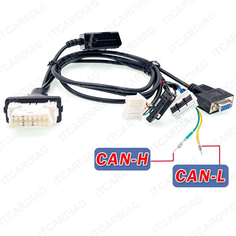 Toyo 30 Cable 4A 8A BA 3in1 Connector Smart Key Cable 16pin OBD Cable for OBDSTAR K518 Xhorse Key Tool Plus for Toyota / Lexus