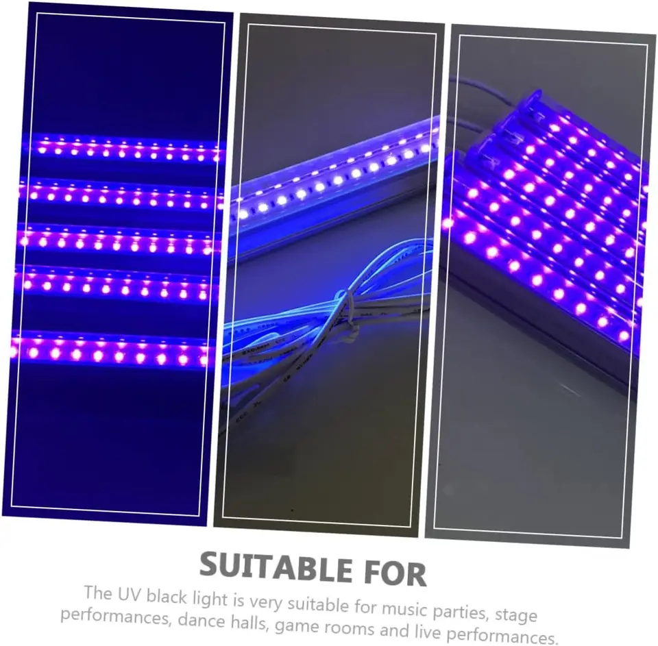 UV LED Tube Glow Light, Ultraviolet Lamp for KTV, Halloween