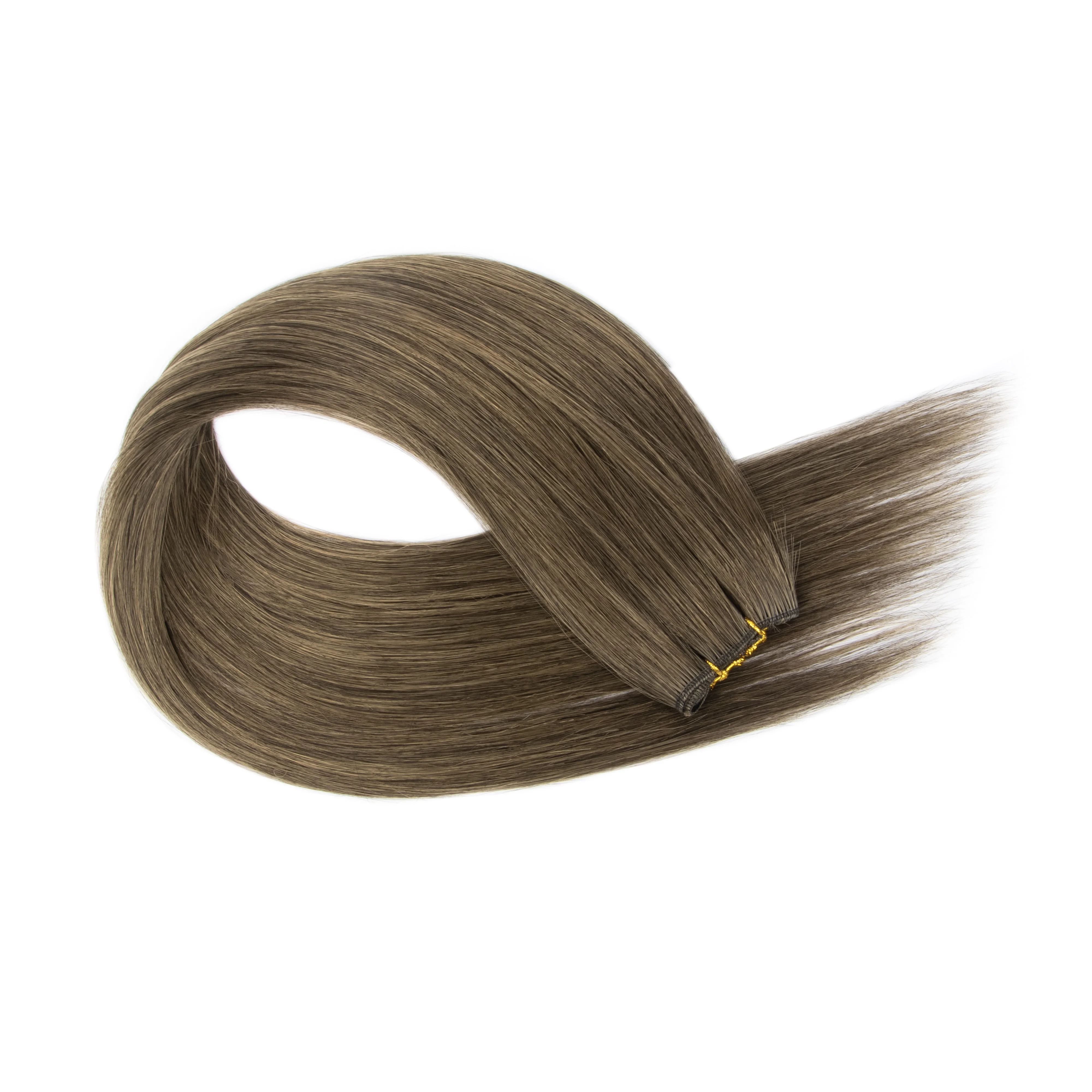Knochenglatte Haarbündel Salon-Qualität Natürliche Haarverlängerungen Kunstfasern Superlange Synthetische Yaki-Glatthaar-Webungen Voluminös von Ansatz bis Spitze – Detail 14