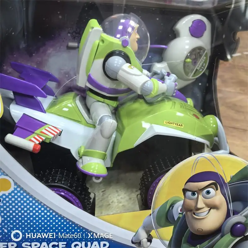 Adventure Movable Racing Car Spaceman Toy Story Buzz Lightyear PVC Statue Action Figurine Desk Anime Model Toys Figures Gift