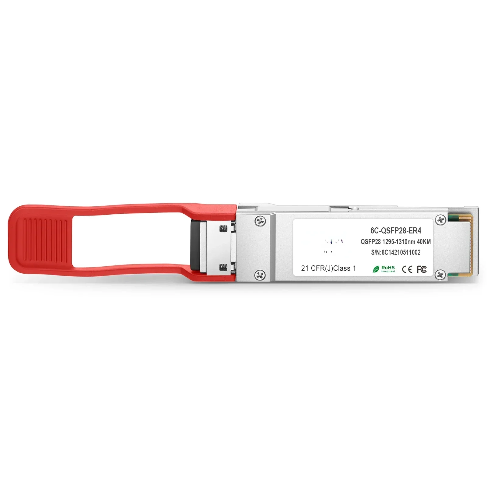 6COM 100GBASE-ER40G QSFP28 1310nm 40km DOM LC SMF Optical Transceiver Module Compatible For 02311YXRHot Salescheap And Fine