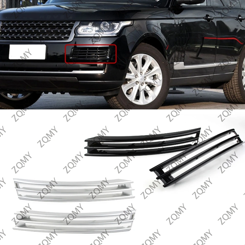 2pcs Car Front Bumper Grille For Land Rover Range Rover L405 2013 2014 2015 2016 2017