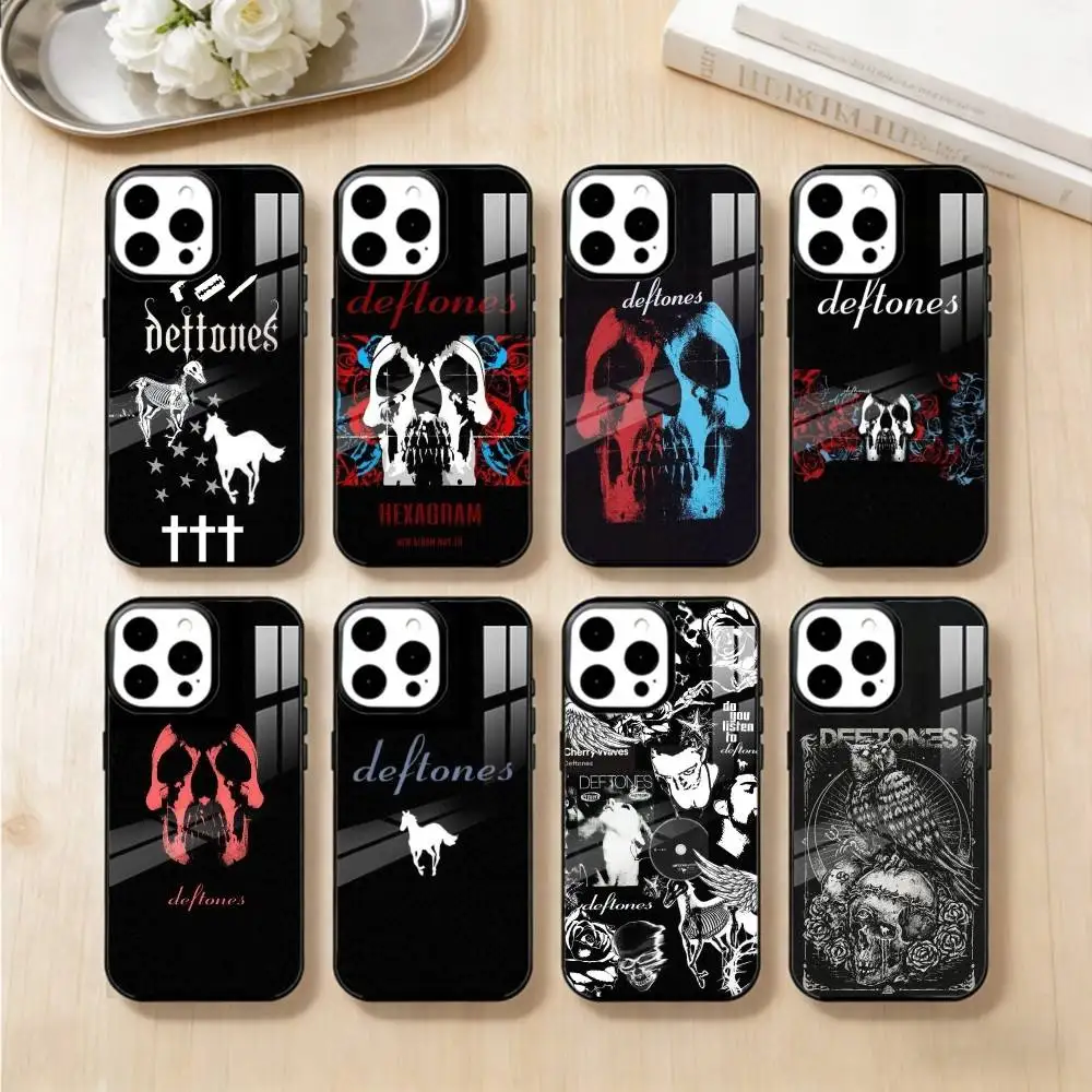 

FOR Fashion D-Deftones Phone Case For iPhone 17,16,15,14,13,Pro,Max,Plus,Magnetic For Magsafe Wireless Charging