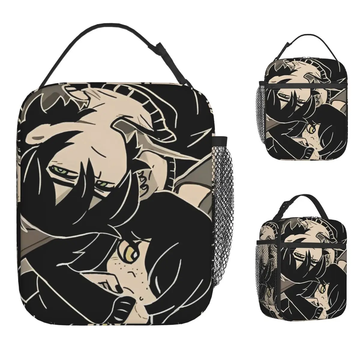 

The Coffin Of Andy And Leyley Insulated Lunch Bags Game Cartoon Reusable Thermal Bag Tote Lunch Box Work Travel Bento Pouch