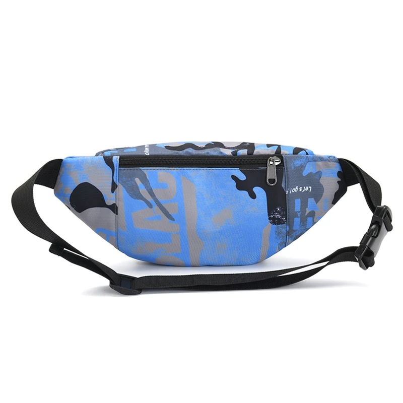 New Fashion Unisex Waist bag Multi-layer large capacity Women\'s Waist Packs Multi Functional Shoulder Bag  Chest Bag For Women