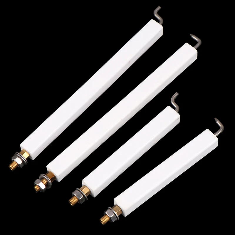 2PCS Commercial Stove Gas Oven Square Needle High Temperature Resistant Ceramic Ignition Needle Ignition Rod Fire Detection