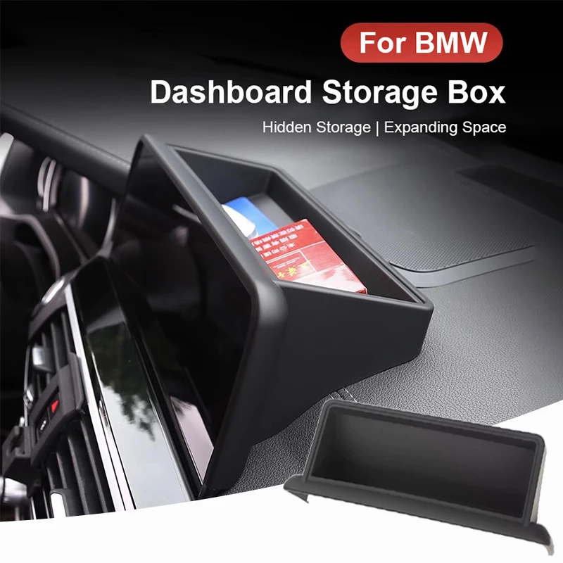 

For BMW G20 G30 X1 F48 X2 X3 G01 X4 G02 X5 G05 X6 G06 X7 G07 LHD Car Dashboard Storage Box Glasses Phone Holder Stowing Tidying