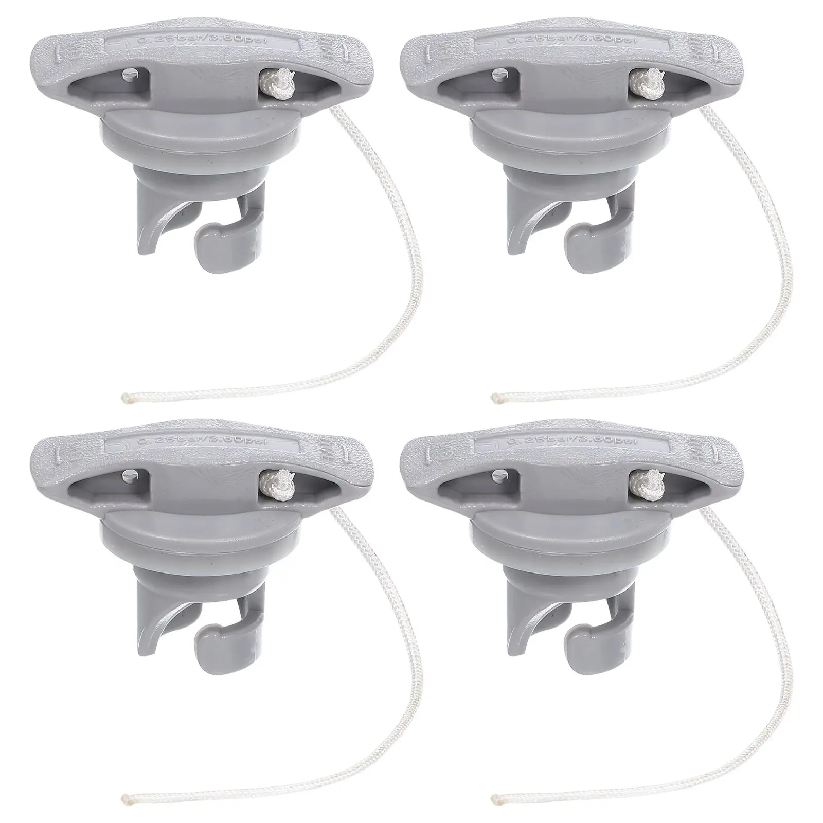 4pcs Air Valve Cover for Paddleboard Inflatable Boat Plugs Kayak Wear-resistant Replaceable Caps Fits Surfboard dinghy Premium
