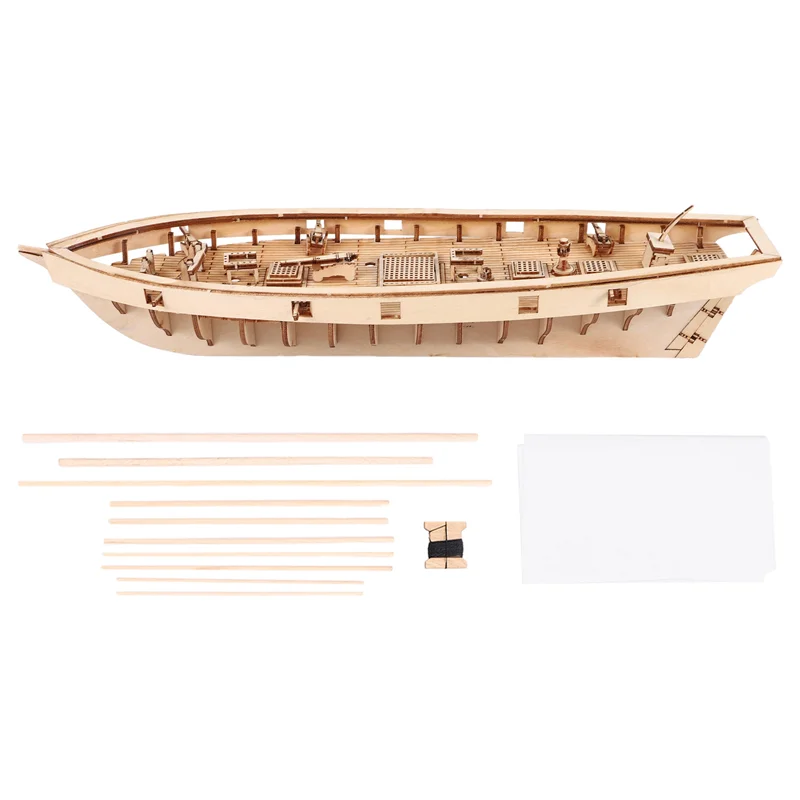 ABUM-DIY Ship Assembly Model Kits 1/100 Classical Ship Models Sailing Boats Scale Model Decoration Boat  For Kids Adults