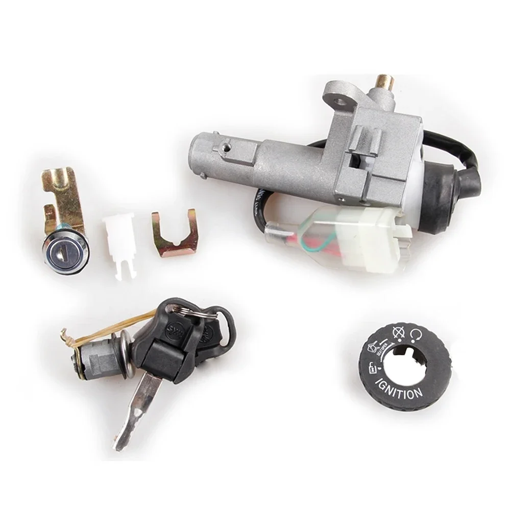 Motorcycle Electric Door Lock Set Lock Key Ignition Switch Lock For Sym Jet 14 125 / 50 / 200 XS125T-16A Electric Door Lock