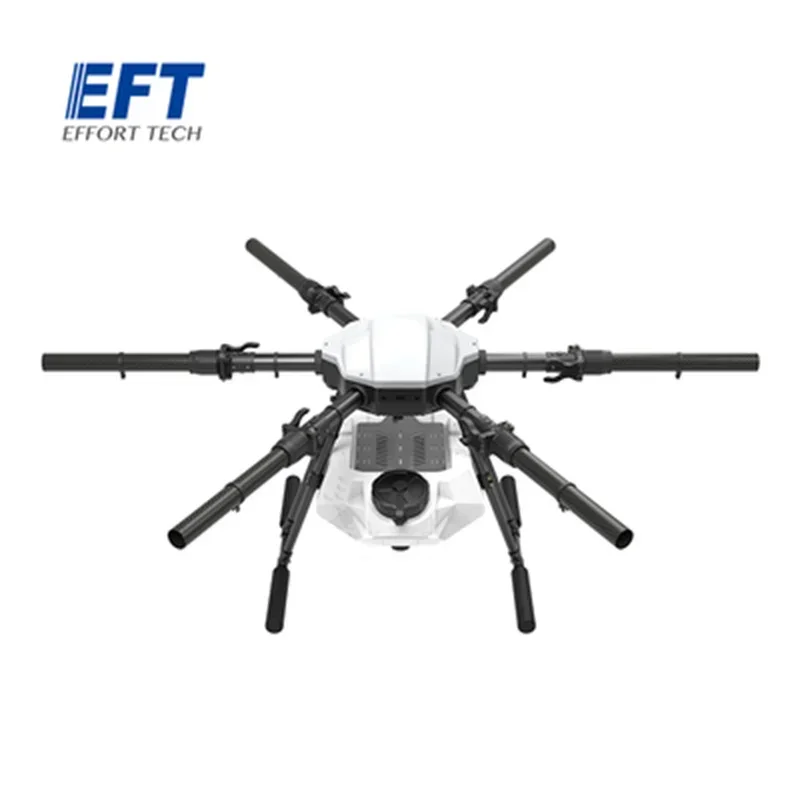 Cadre UAV EFT G620, 20L, 20kg, Pulvérisation de terres agricoles, Système d'alimentation de pulvérisation agricole, Moteur X9